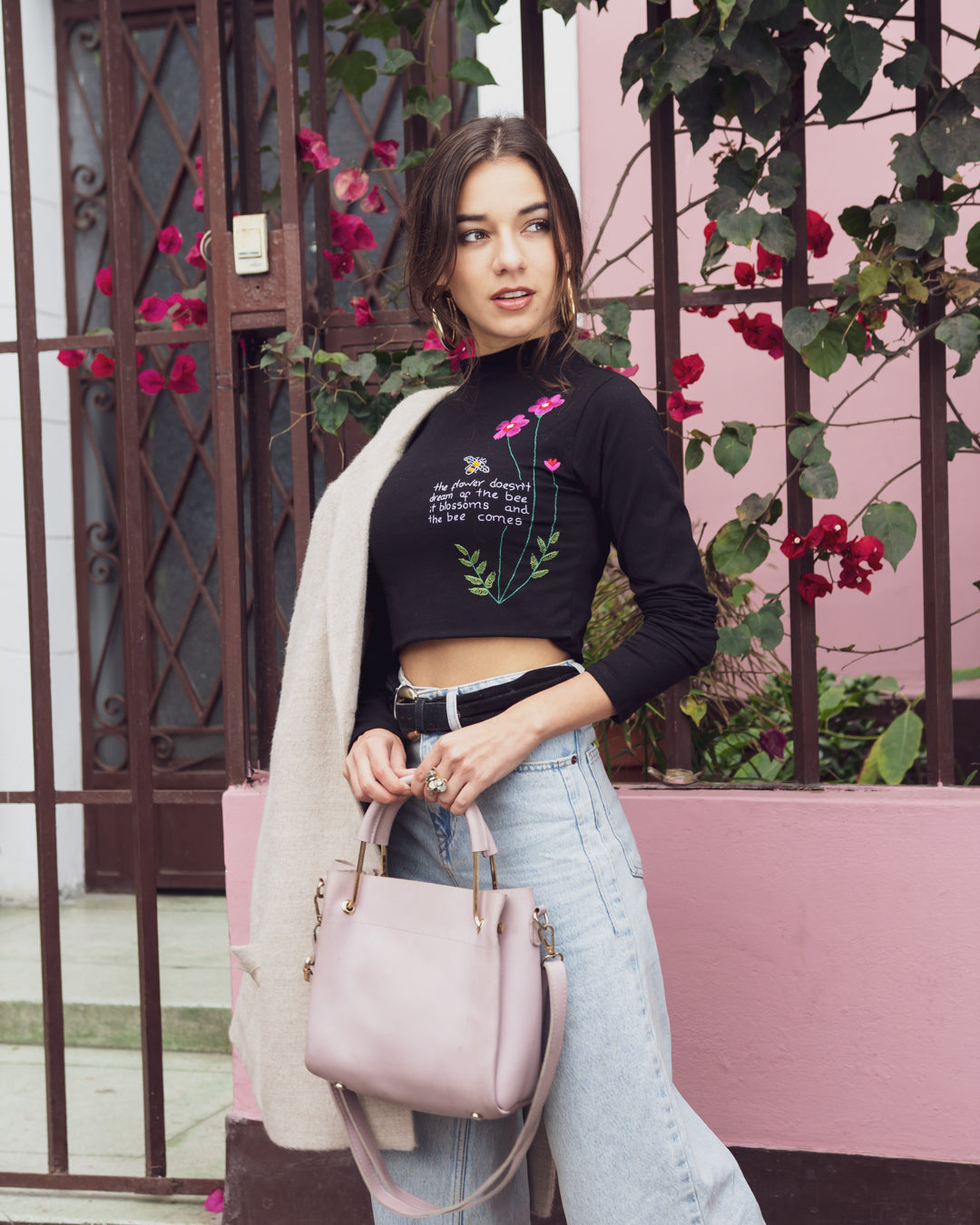 Polo Cafarena Blumen Black