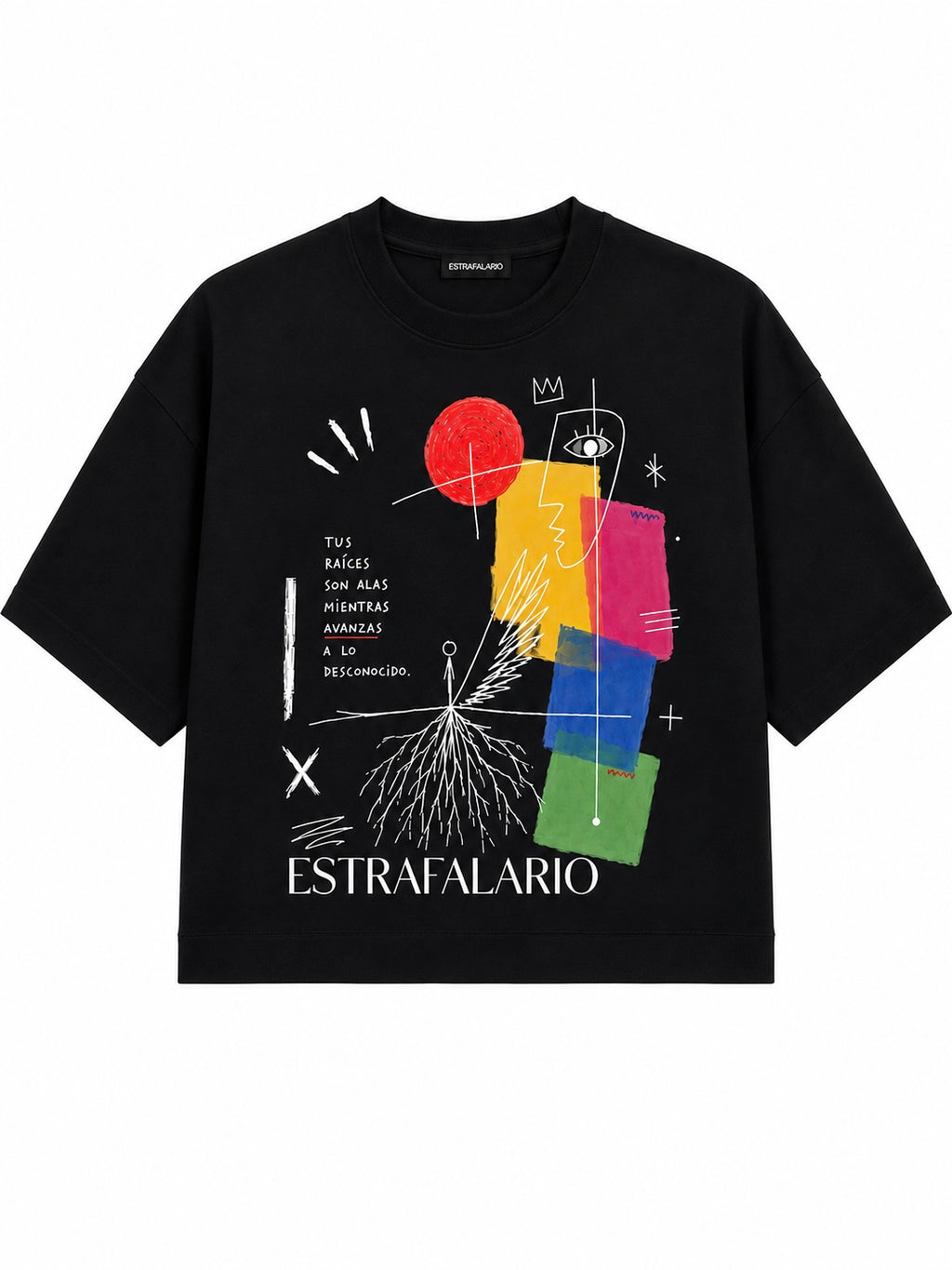 POLO BOXY RAICES NEGRO