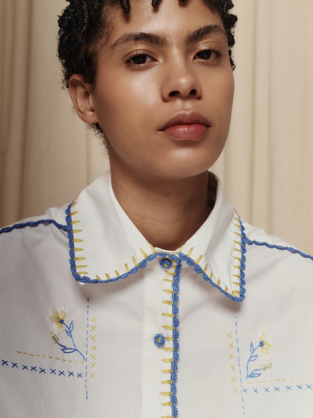 HILLAY BLACK LONG SHIRT SM