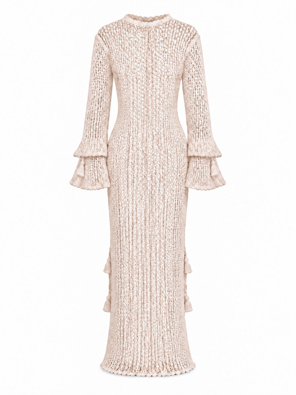 URPI IVORY KNITTED DRESS