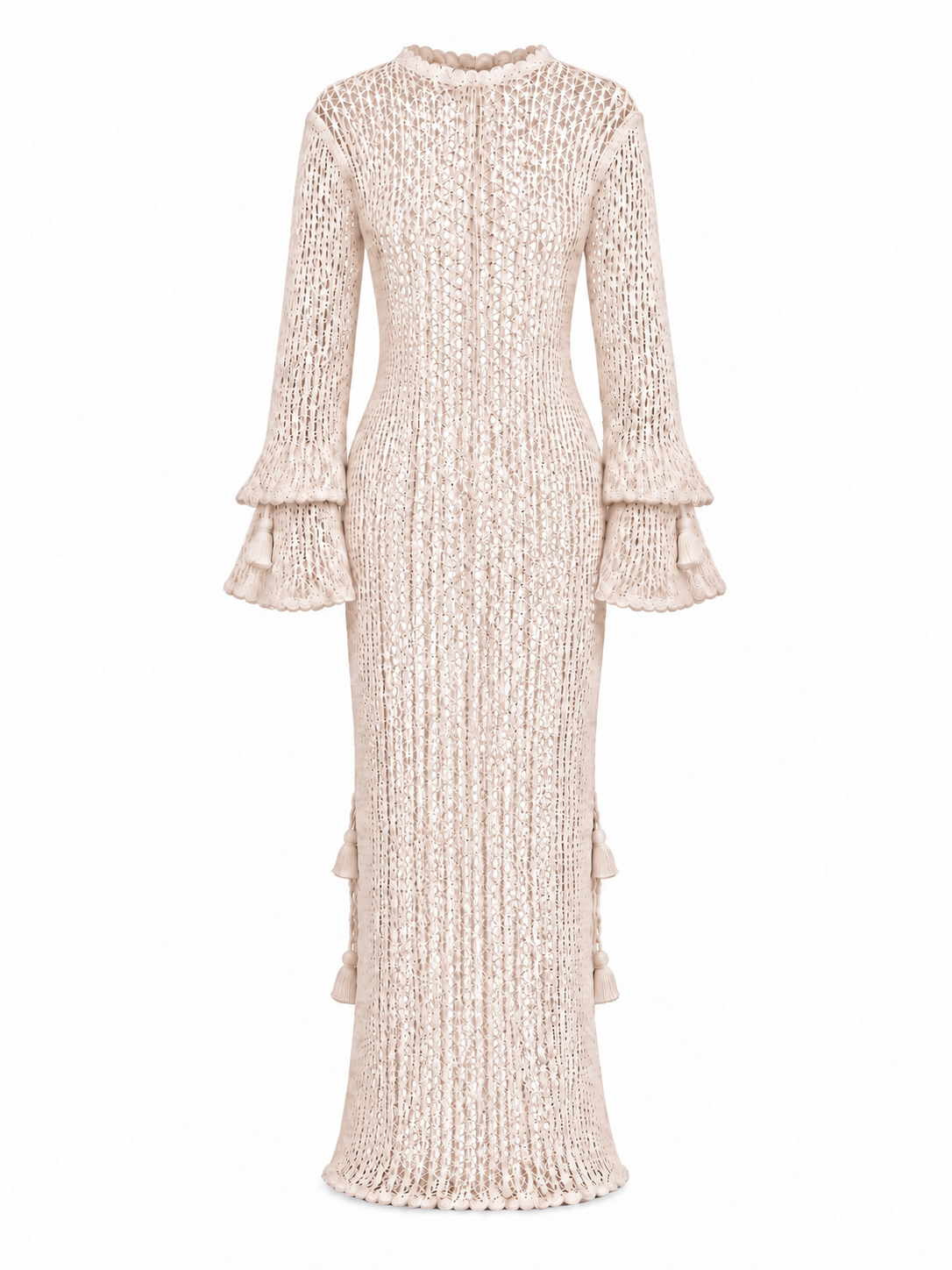 URPI IVORY KNITTED DRESS