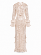 URPI IVORY KNITTED DRESS