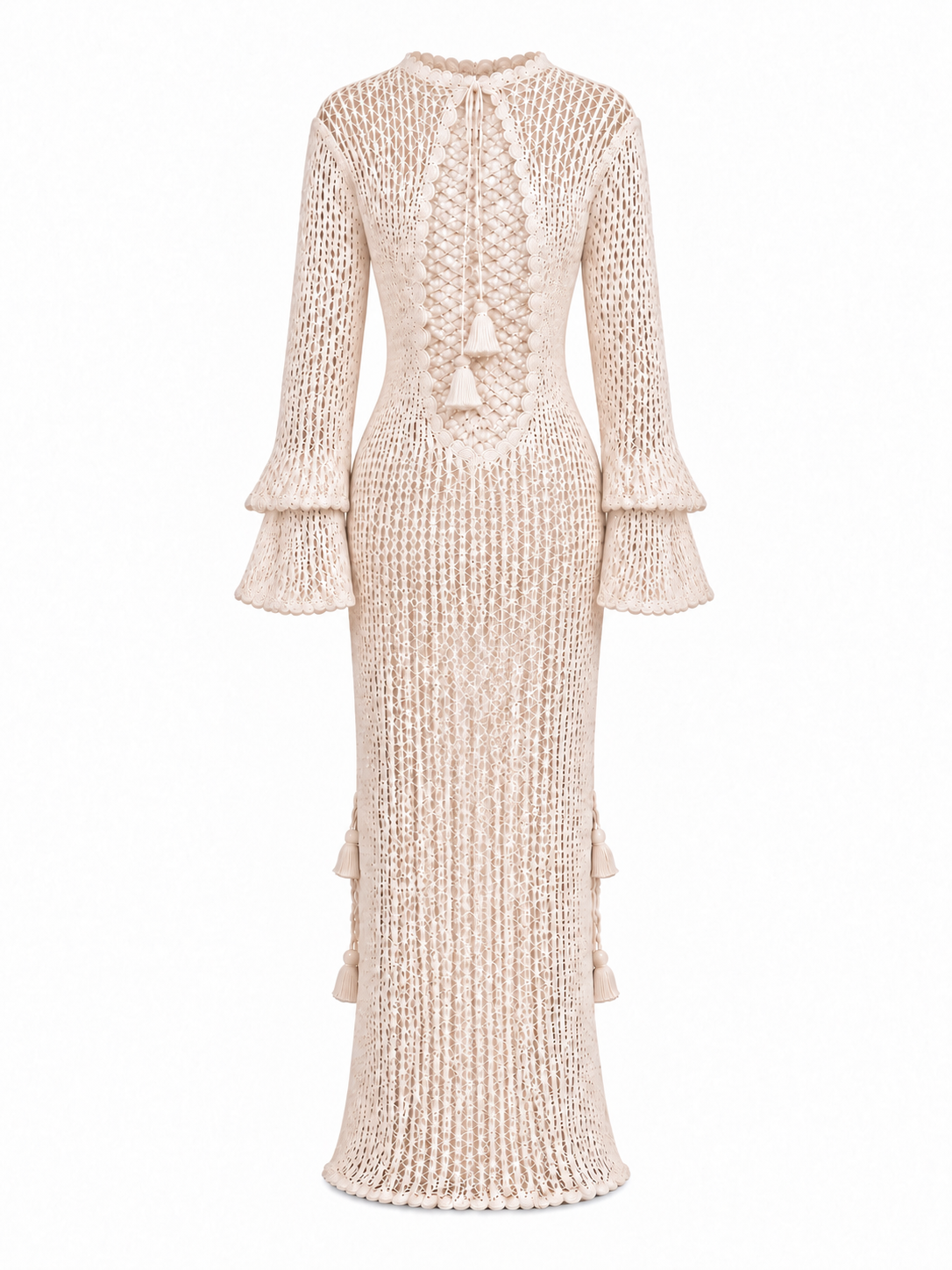 URPI IVORY KNITTED DRESS