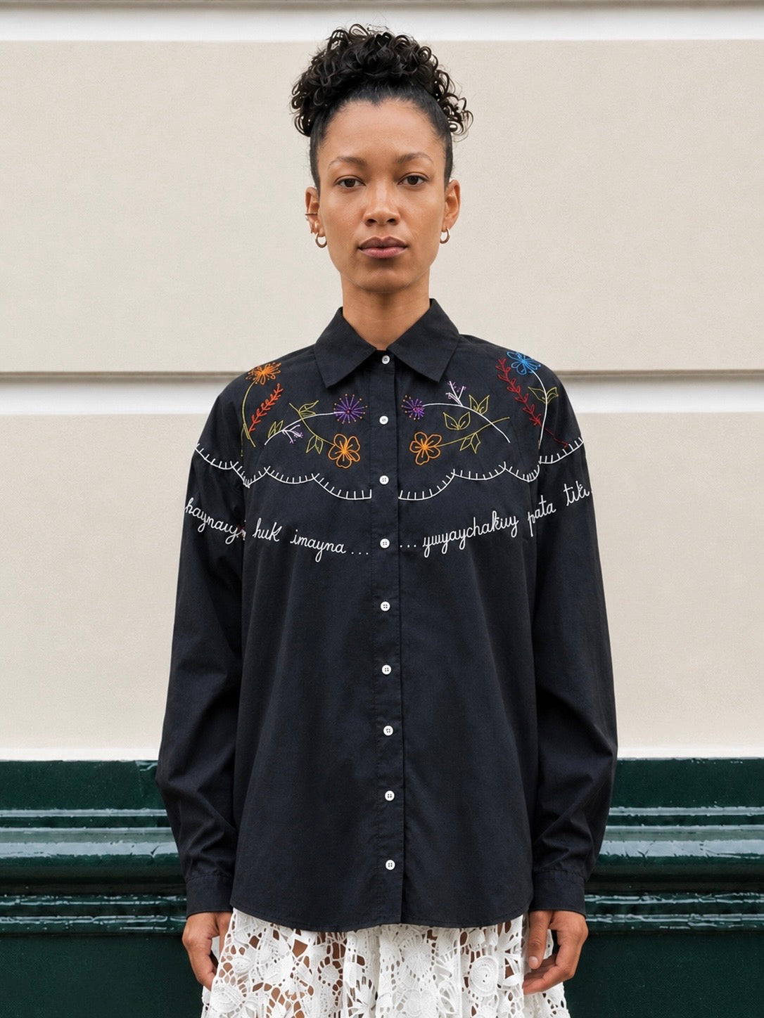 CAMISA YUYUY NEGRO