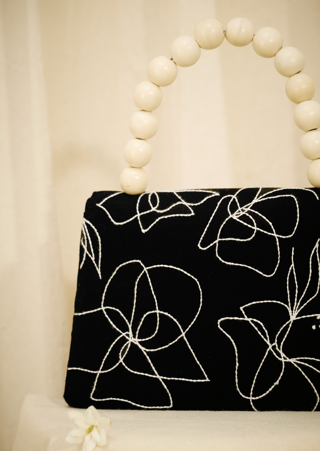 KALLPA Handcrafted Top-Handle Clutch