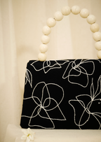 KALLPA Handcrafted Top-Handle Clutch