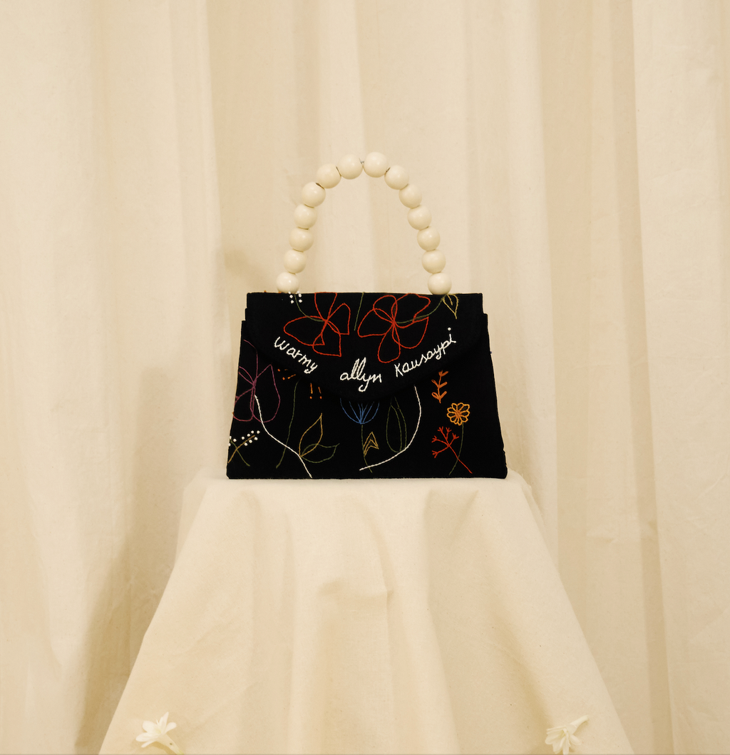 SAPHI  Handcrafted Top-Handle Clutch