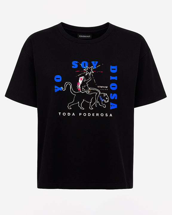 POLO BOXI DIOSA NEGRO