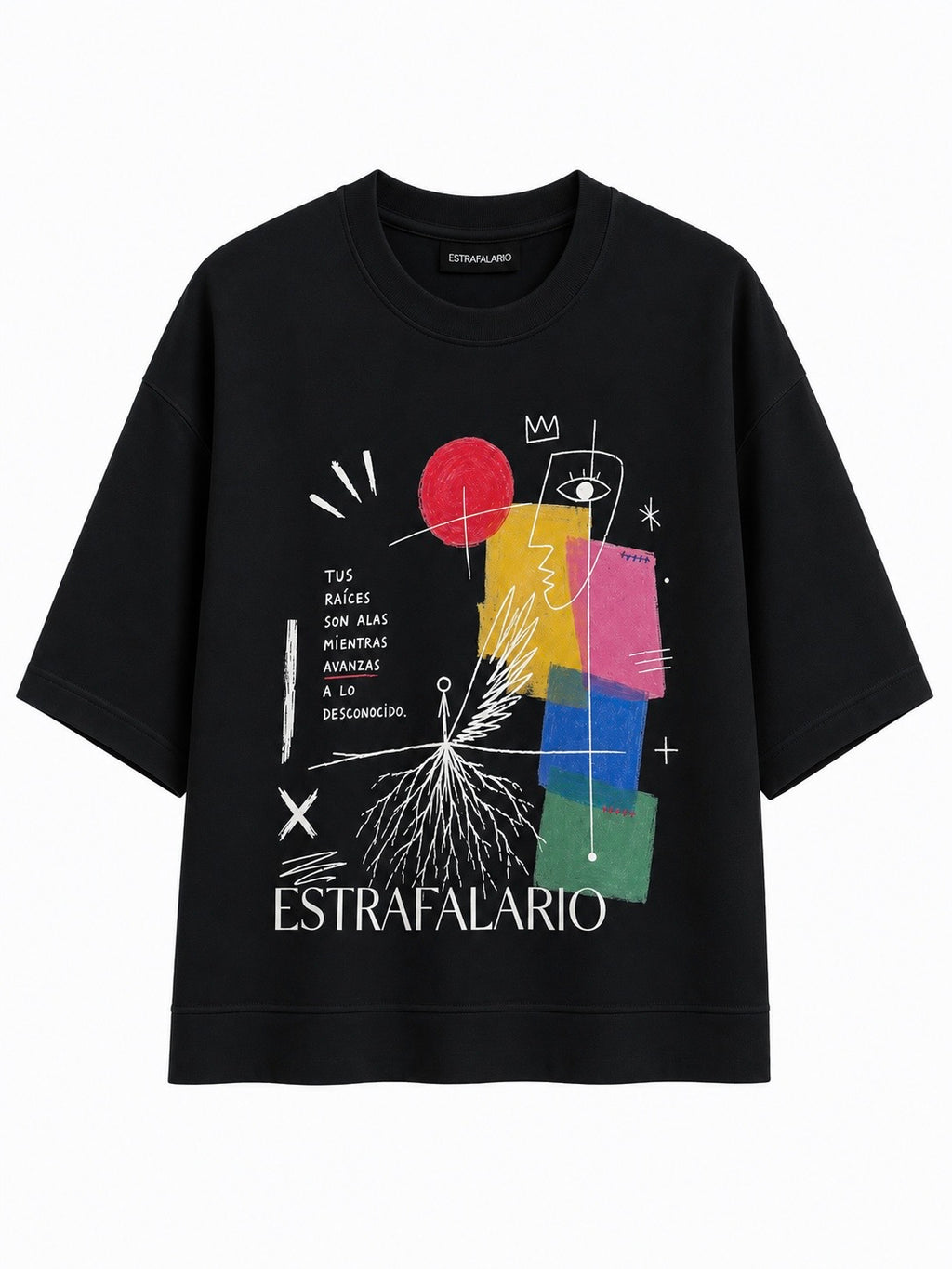POLO BOXY RAICES NEGRO