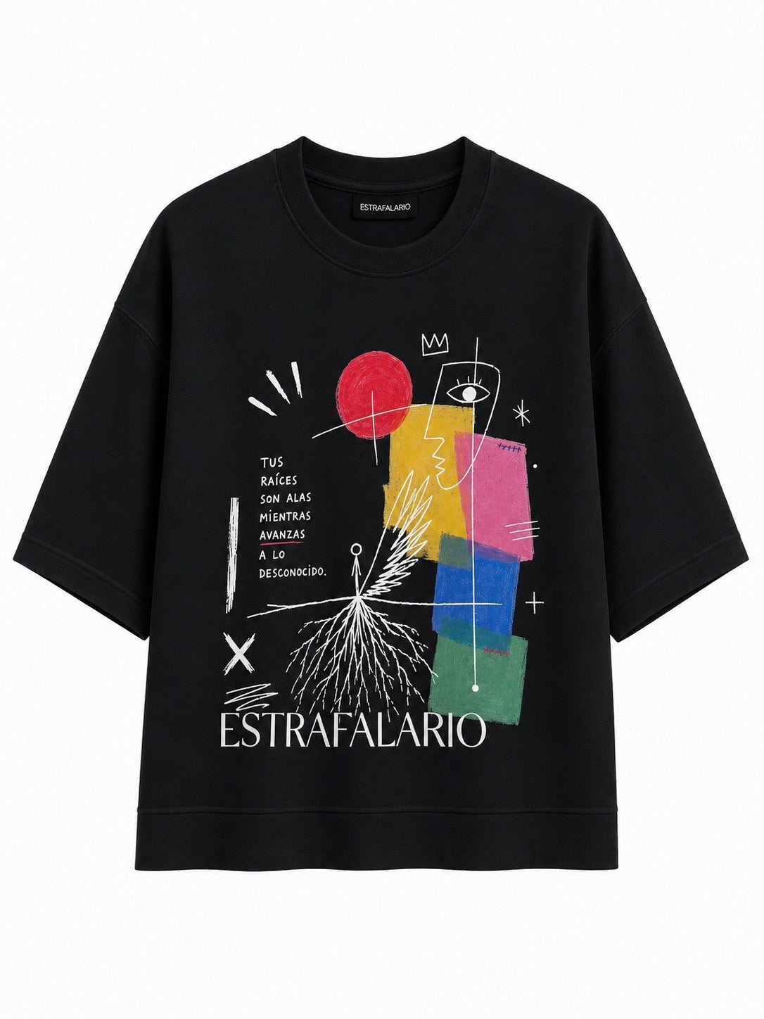 POLO BOXY RAICES NEGRO