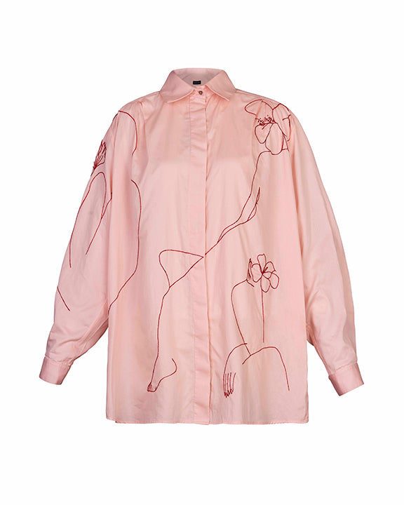 CAMISA HUJUY ROSA