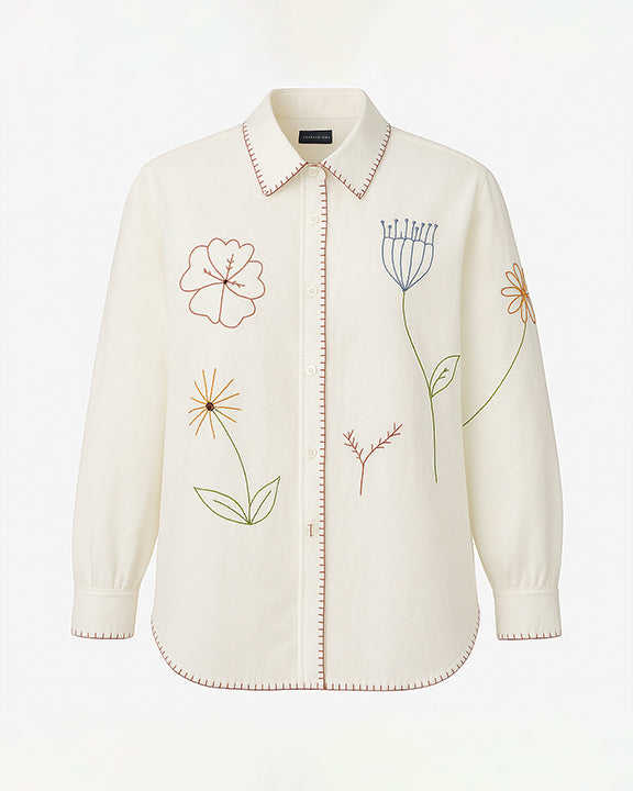 CAMISA JARDIN BLANCO PRE ORDER