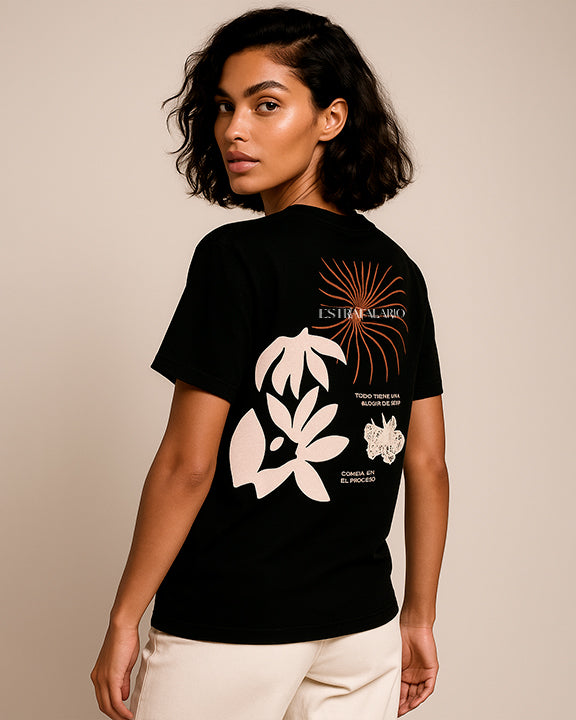 POLO BOXI MARIPOSA NEGRO