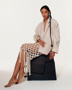 FALDA MACRAME TULIP BEIGE