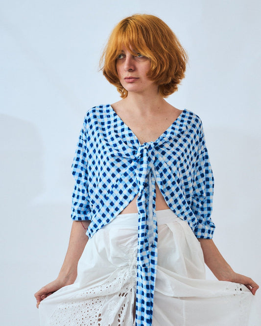 BLUSA ENVOLVENTE ESTAMPADO SUNNY