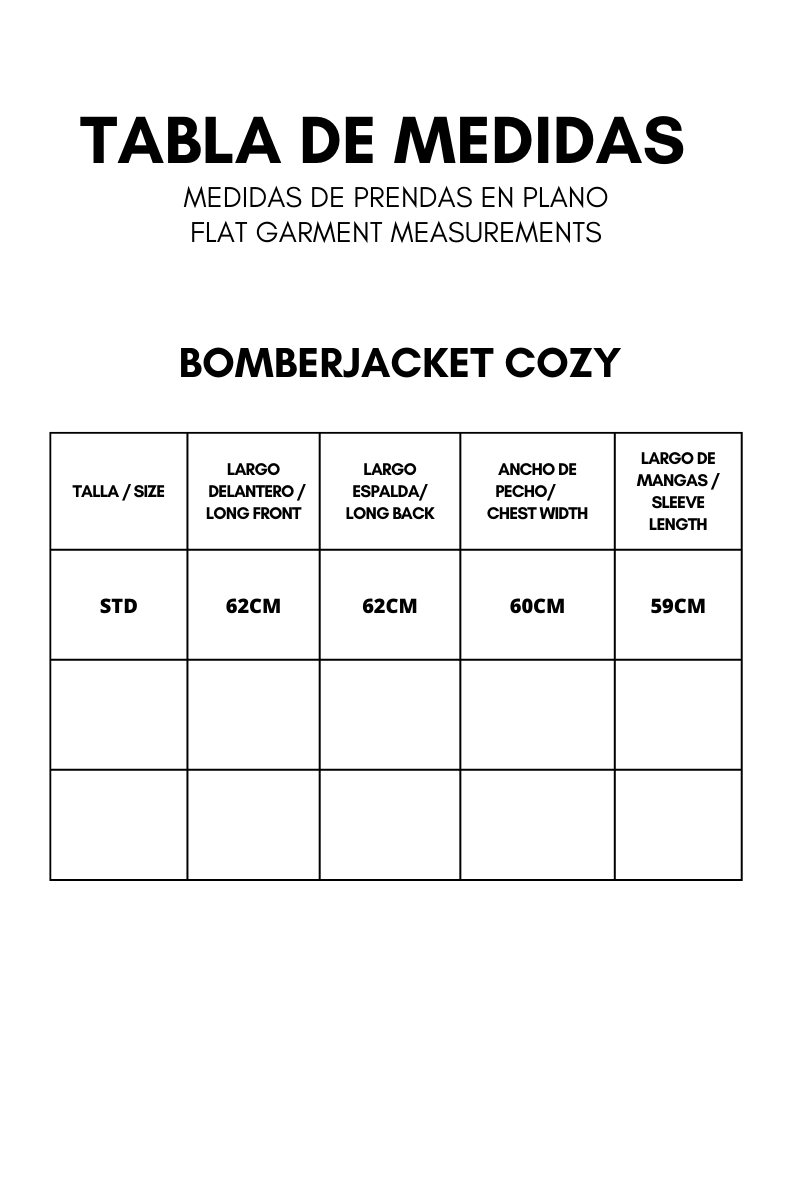 Bomberjacket Cozy Reversible Estampado