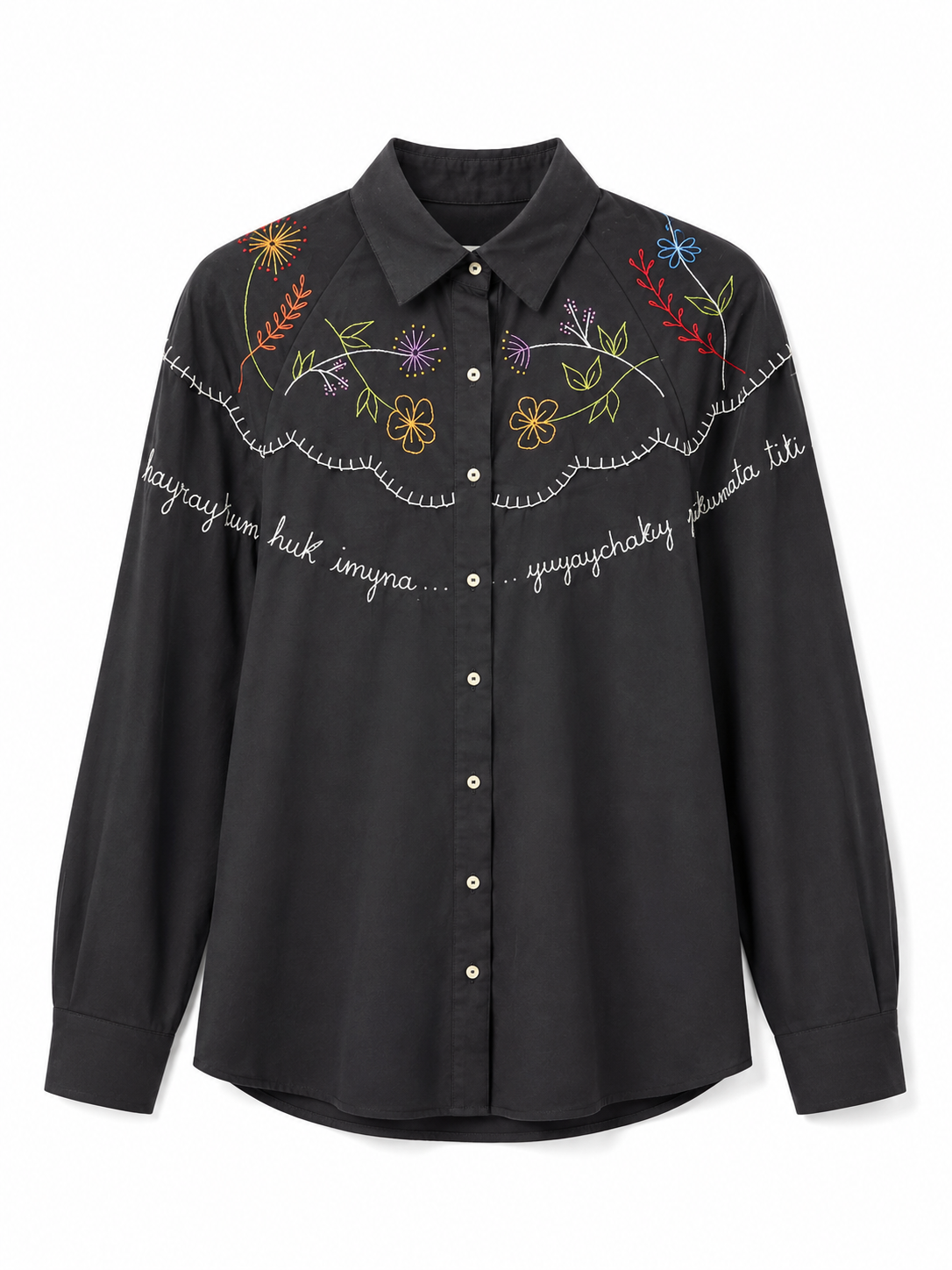CAMISA YUYUY NEGRO